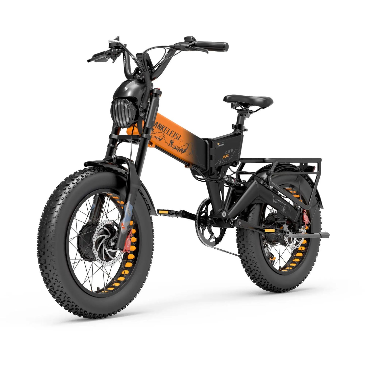 vélo léger et pliant électrique avec double moteur