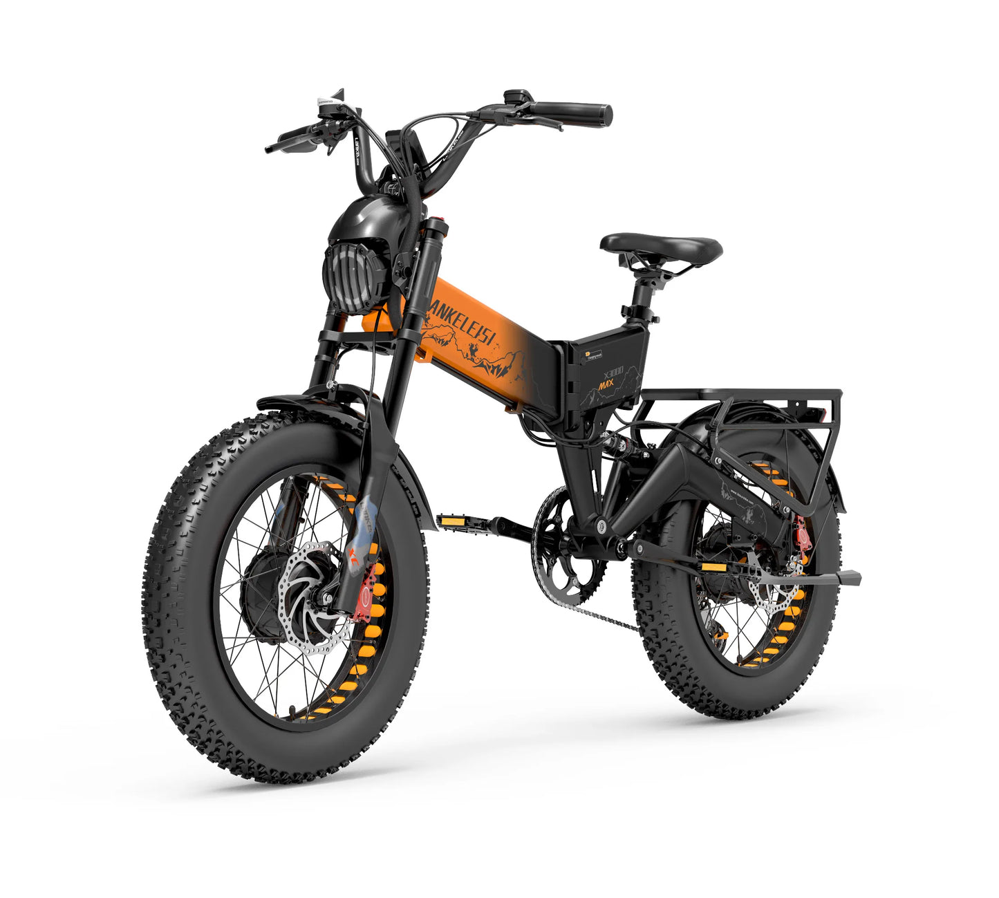 vélo léger et pliant électrique avec double moteur