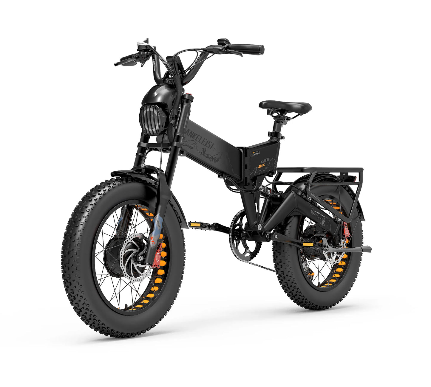 vélo léger et pliant électrique avec double moteur