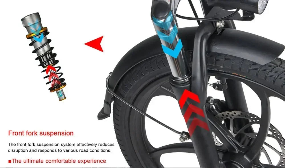 Vélo léger et pliant électrique haut de gamme Puissant