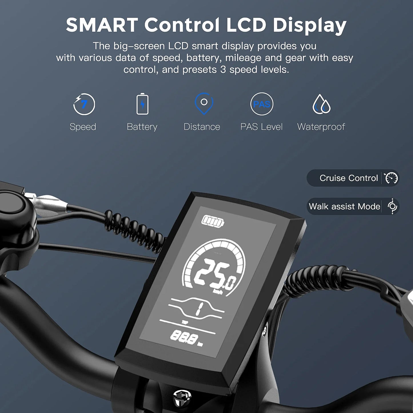 Vélo électrique léger et pliant avec batterie Samsung