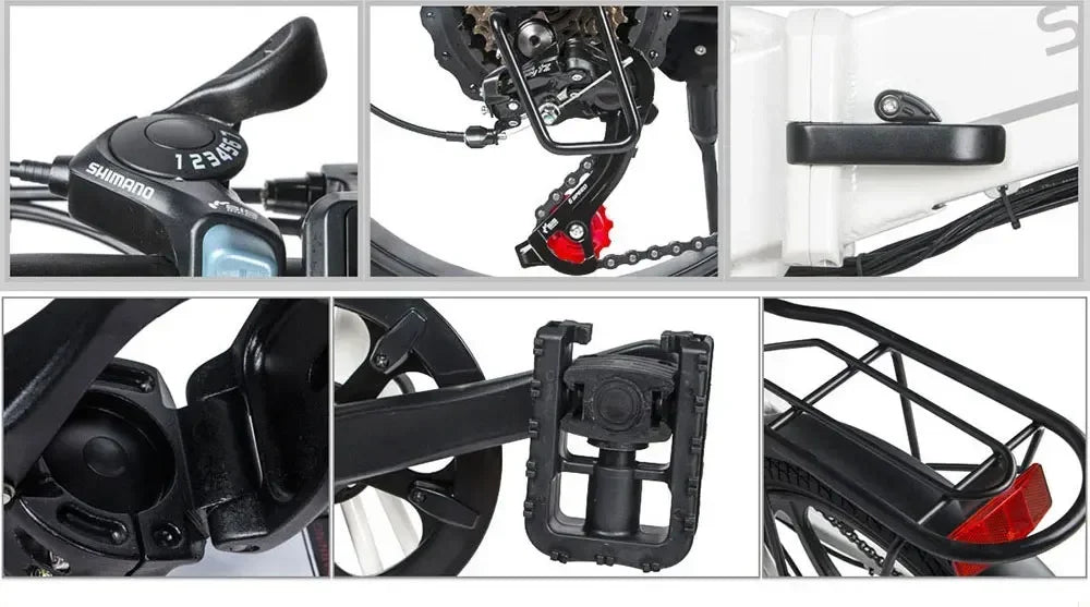 Vélo léger et pliant électrique haut de gamme Puissant