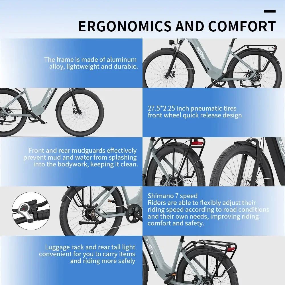 VTT électrique vélo pour la ville