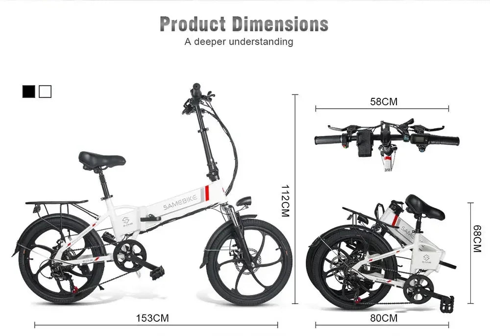 Vélo léger et pliant électrique haut de gamme Puissant