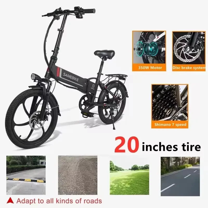 Vélo léger et pliant électrique haut de gamme Puissant