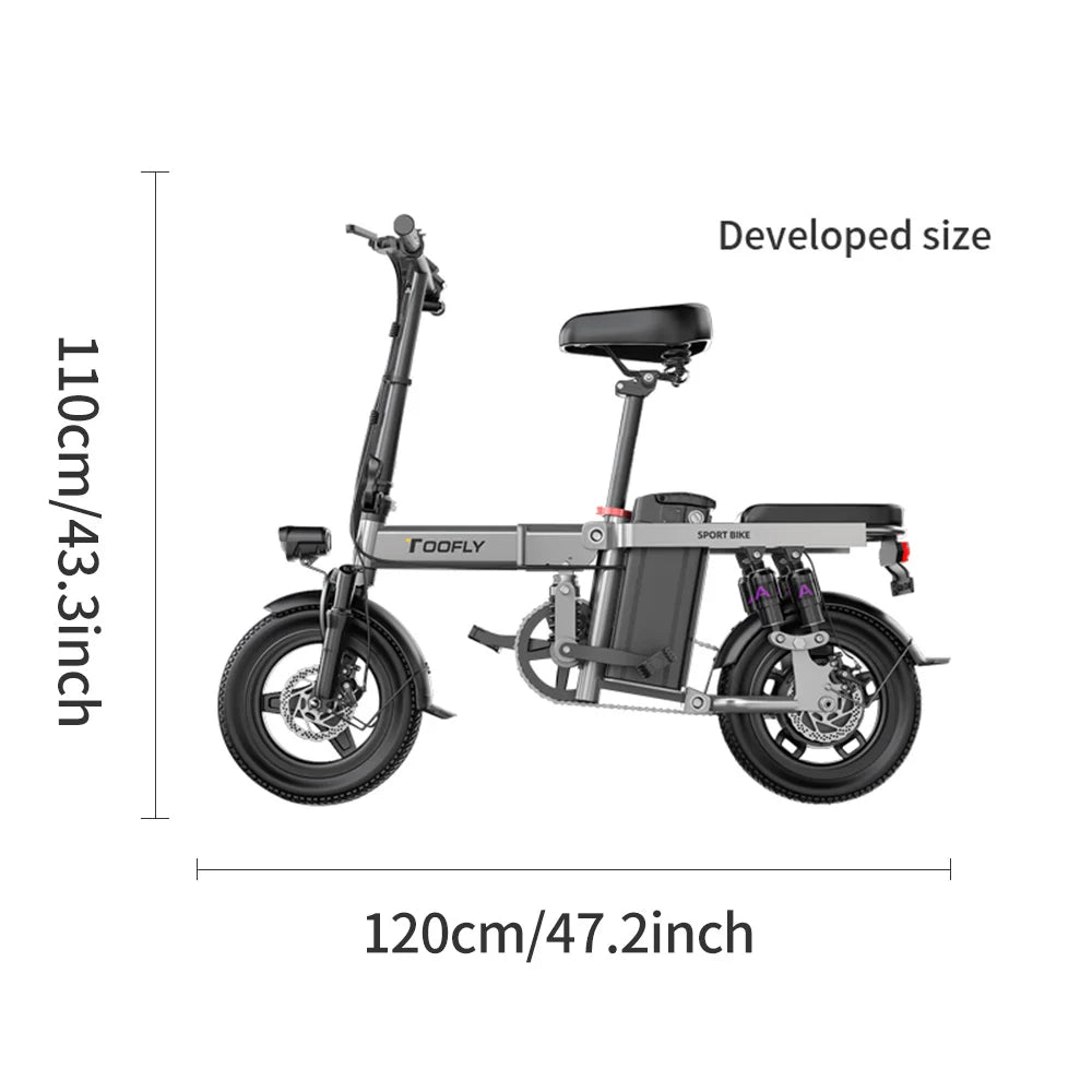 Vélo électrique léger et pliant pour adulte