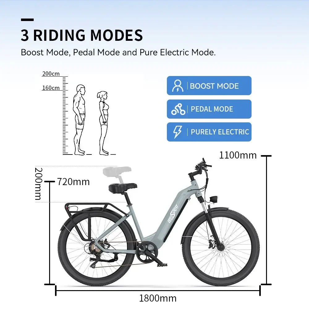 VTT électrique vélo pour la ville