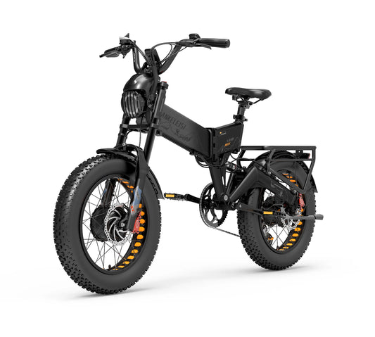 vélo léger et pliant électrique avec double moteur