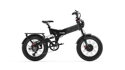 vélo léger et pliant électrique avec double moteur