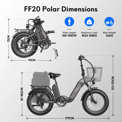 Vélo VTT électrique léger et pliant