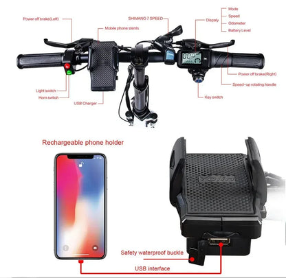 Vélo léger et pliant électrique haut de gamme Puissant