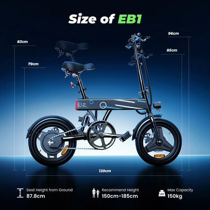 Vélo électrique léger et pliant
