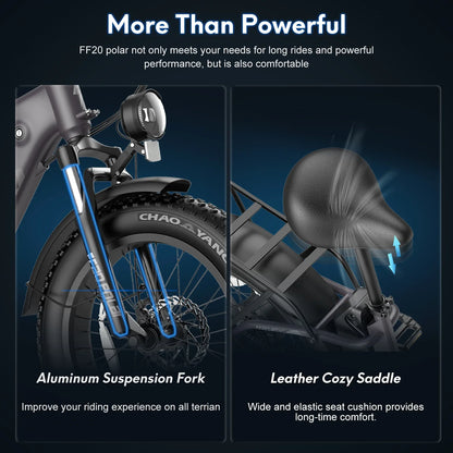 Vélo VTT électrique léger et pliant