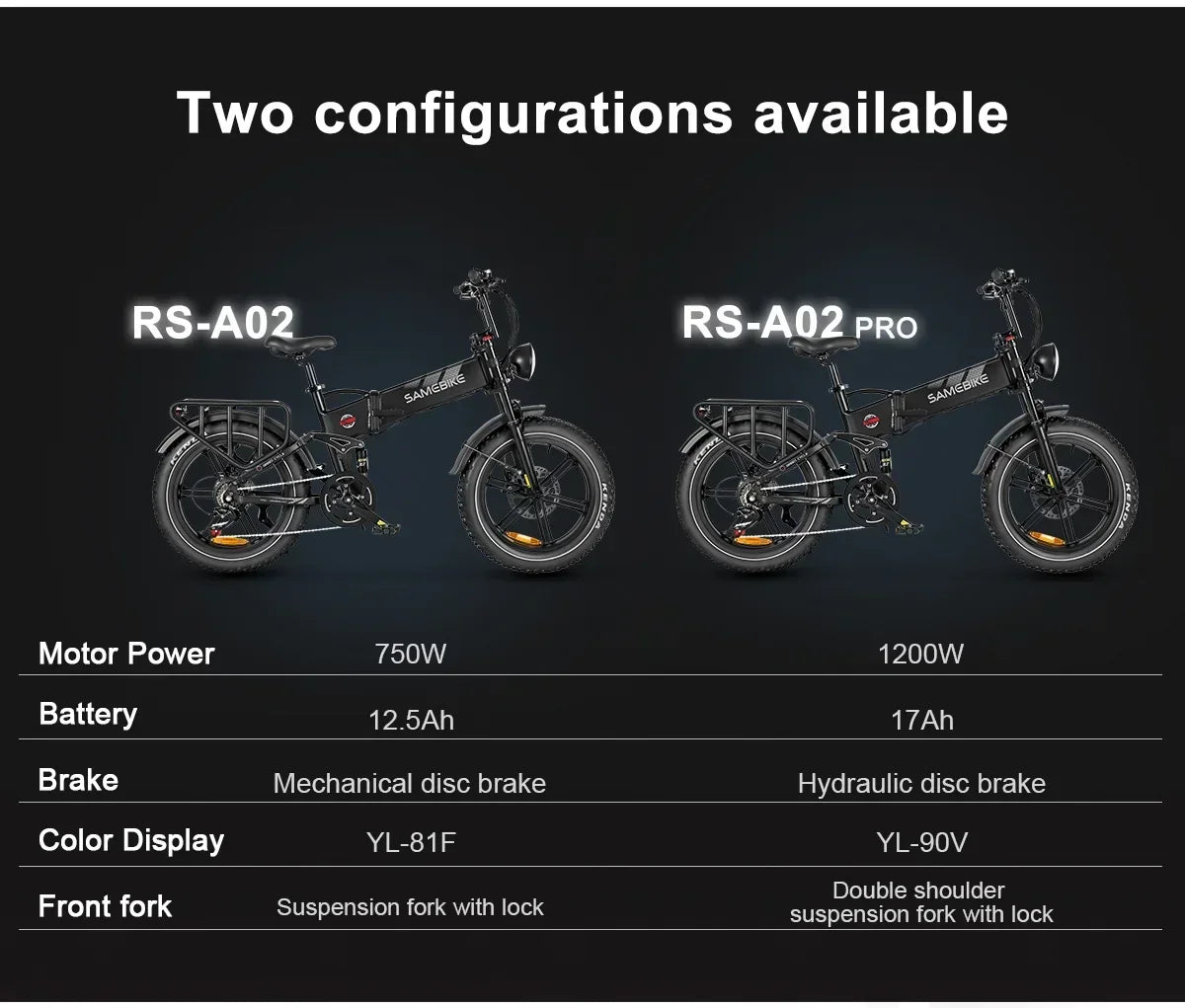 Vélo électrique léger et pliant avec Moteur 48V17AH