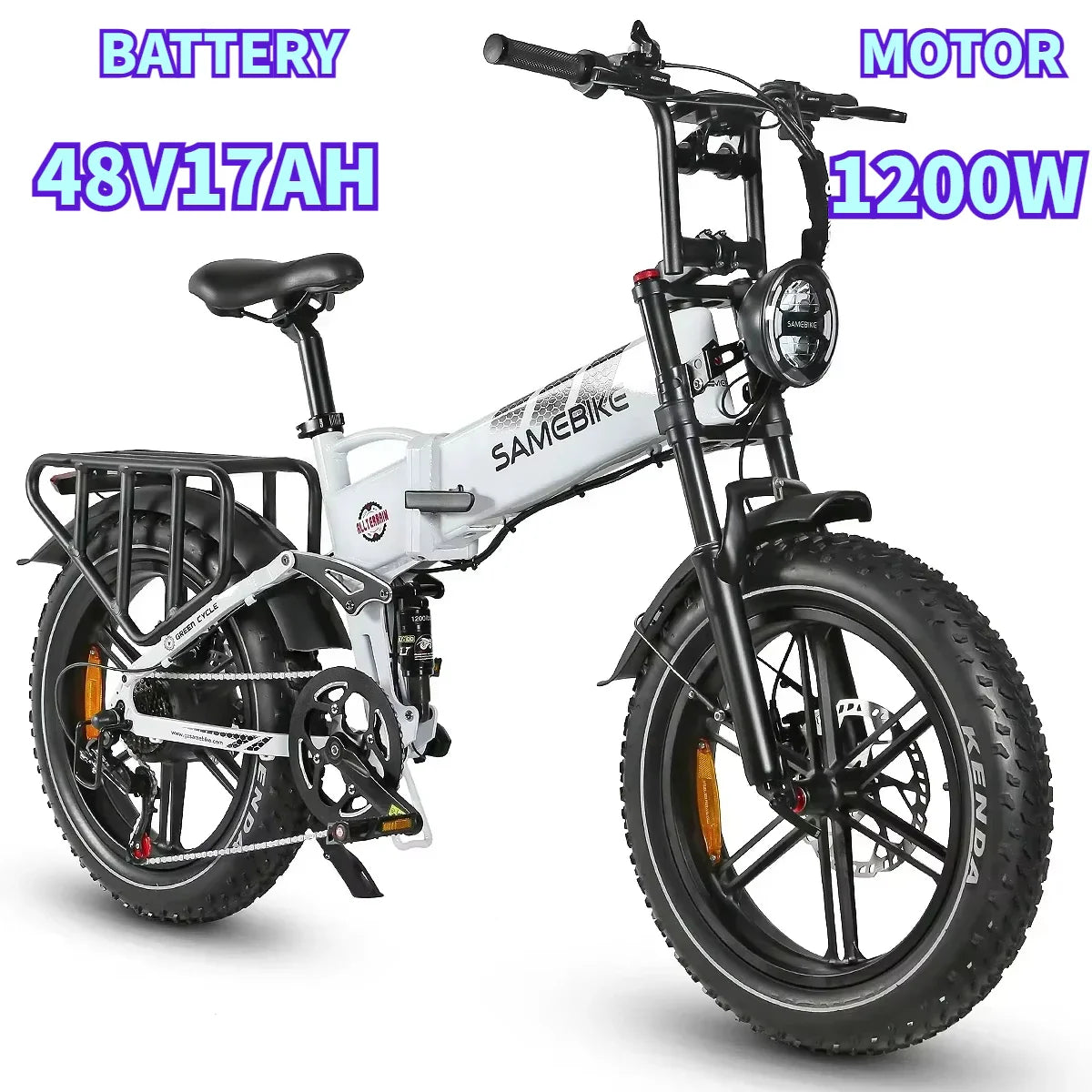 Vélo électrique léger et pliant avec Moteur 48V17AH