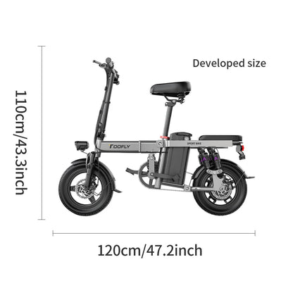 Vélo électrique léger et pliant pour adulte