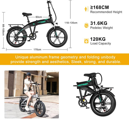 Vélo léger et pliant a très grand autonomie de batteries